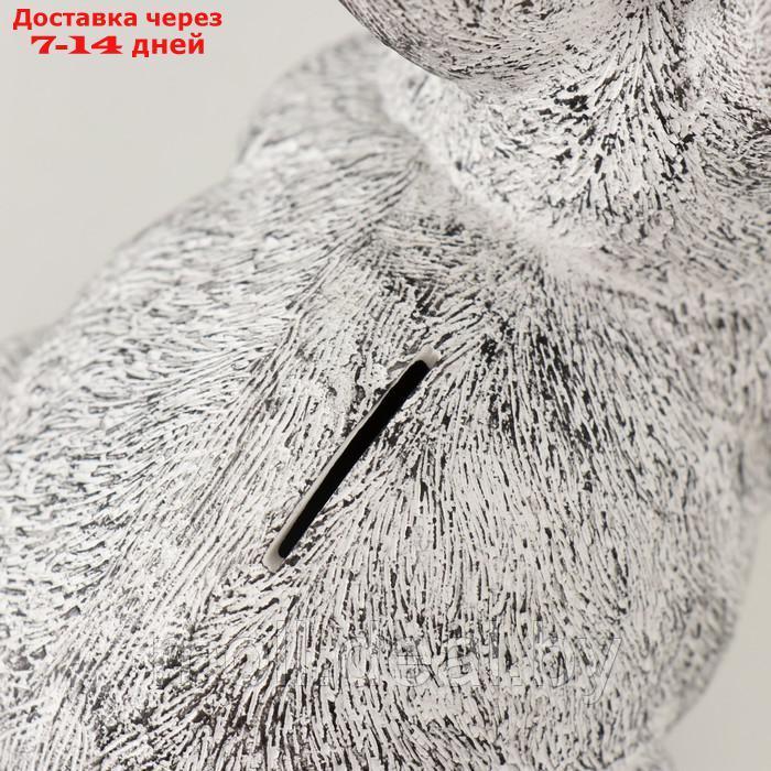 Копилка "Кролик №1 Пёстрый" высота 14 см, ширина 10 см, длина 18 см - фото 5 - id-p227075513