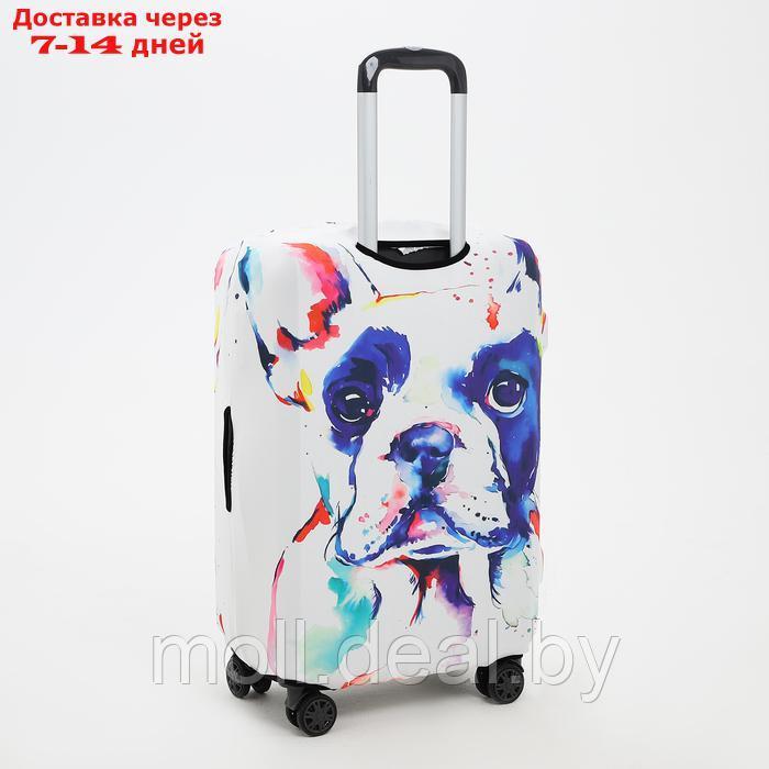 Чехол для чемодана 24", цвет белый/разноцветный - фото 2 - id-p227074522