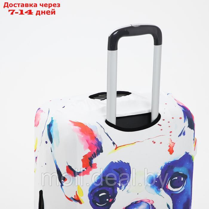 Чехол для чемодана 24", цвет белый/разноцветный - фото 3 - id-p227074522