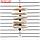 Игрушка для птиц с панцирем каракатицы и бусами, 20 х 6 см, фото 5