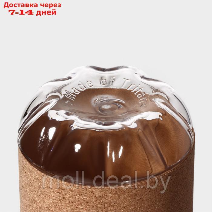 Бутылка для воды пробковая Magistro, 610 мл, 7,5×7,5×22 см - фото 5 - id-p227076518