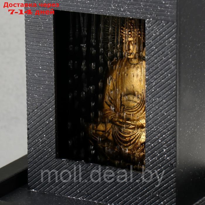 Фонтан настольный от сети, подсветка "Медитация золотого Будды в гроте" 21х17,5х25 см - фото 5 - id-p227081480
