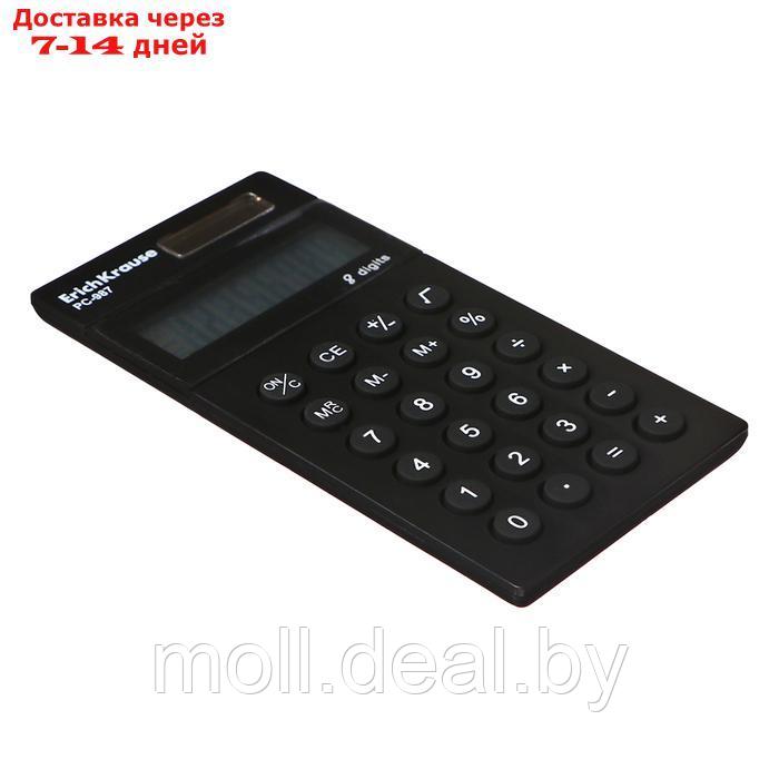 Калькулятор карманный 8-разрядов ErichKrause PC-987 Classic, черный - фото 2 - id-p227079498