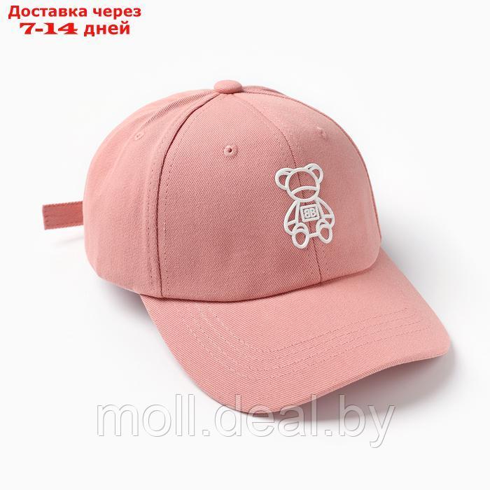 Кепка "Бейсболка" для девочки, цвет розовый, размер 50-52 - фото 1 - id-p227084475