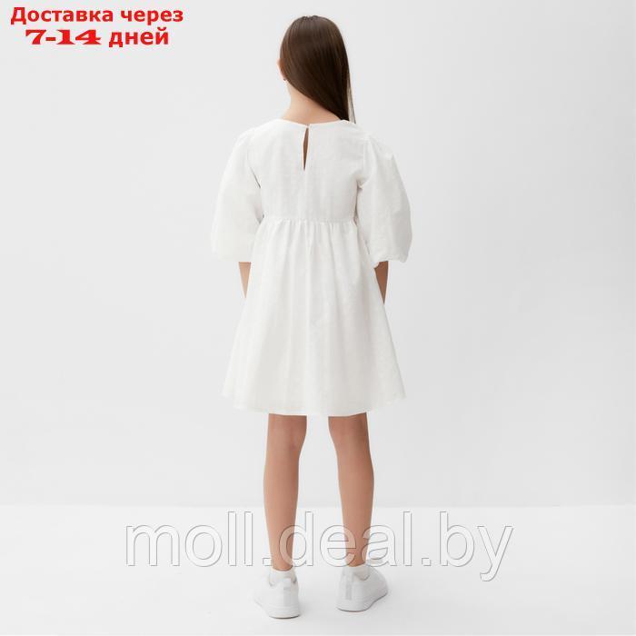 Платье для девочки MINAKU цвет белый, рост 110 см - фото 7 - id-p227084478