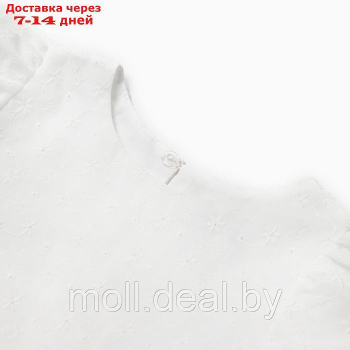 Платье для девочки MINAKU цвет белый, рост 110 см - фото 10 - id-p227084478