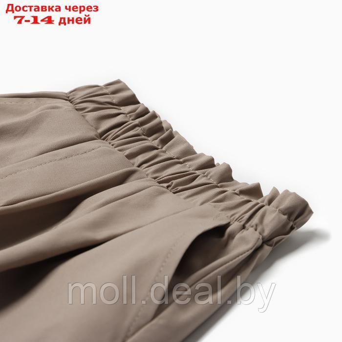 Костюм для девочки (Рубашка и шорты) MINAKU, цвет бежевый, рост 134 см - фото 7 - id-p227084479