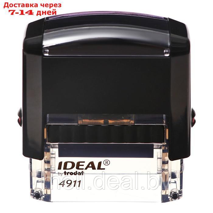 Оснастка для штампа автоматическая Trodat IDEAL 4911, 38 x 14 мм, корпус чёрный - фото 2 - id-p227088455