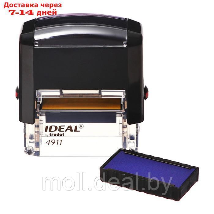 Оснастка для штампа автоматическая Trodat IDEAL 4911, 38 x 14 мм, корпус чёрный - фото 5 - id-p227088455