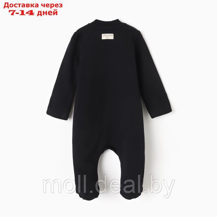 Комбинезон детский MINAKU цвет черный, рост 56-62 см - фото 5 - id-p226885339