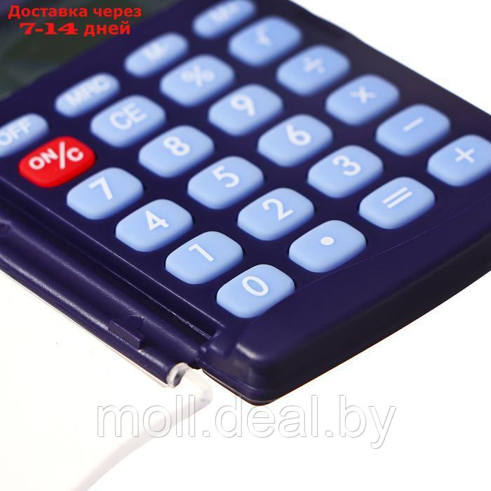 Калькулятор карманный 8-разрядов ErichKrause PC-131 Classic, синий - фото 4 - id-p227079515
