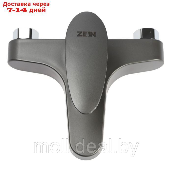 Смеситель для ванны ZEIN Z3675, однорычажный, без душевого набора, ABS-пластик, графит - фото 3 - id-p226890195
