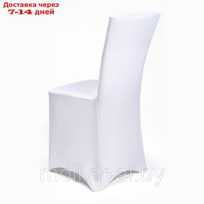 Набор чехлов на стул свадебных (6 шт), 100х40 см, белый - фото 3 - id-p227075552