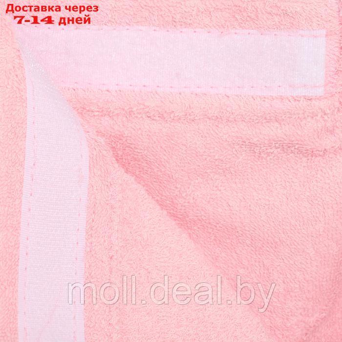 Полотенце (Парео) 70х150, цв. розовый, махра, 400г/м, хл 100% - фото 3 - id-p226889238