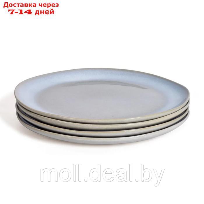 Набор тарелок Arya Home Terra Cotta, d=27 см, 4 шт, цвет бирюзовый - фото 2 - id-p227076536