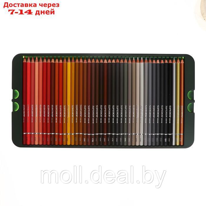 Карандаши акварельные 120 цветов в картонной коробке WCP-120 - фото 6 - id-p227079524