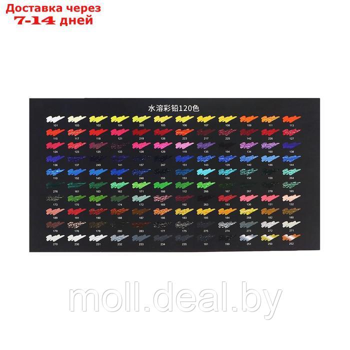 Карандаши акварельные 120 цветов в картонной коробке WCP-120 - фото 8 - id-p227079524