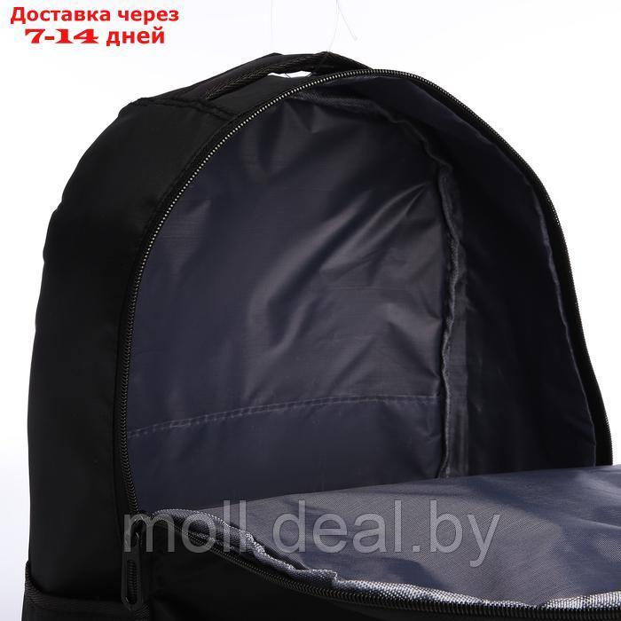 Набор 2 в 1, рюкзак, пенал "Классика", 42х28х13 см, цвет черный - фото 6 - id-p227091451