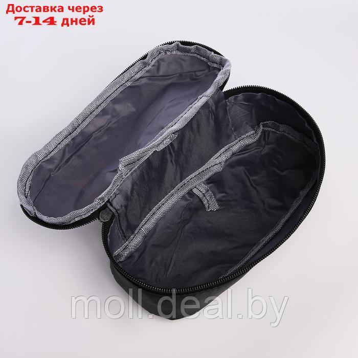 Набор 2 в 1, рюкзак, пенал "Классика", 42х28х13 см, цвет черный - фото 9 - id-p227091451