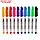 Набор маркеров для ткани 10 цветов, Luxor "Fabric", 1-2 мм, ПВХ, пулевидный, с европодвесом, фото 2