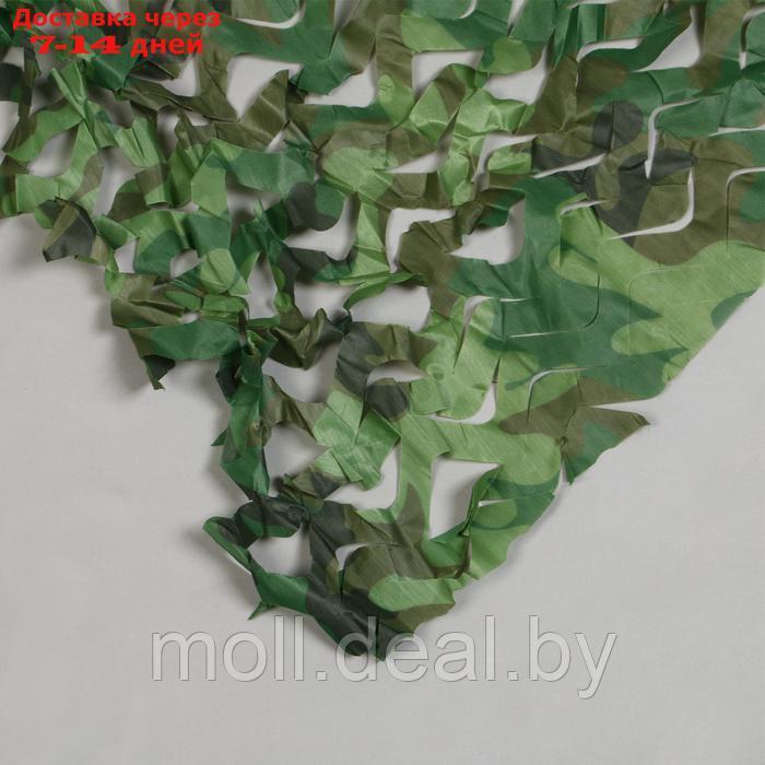 Сетка маскировочная, 5 × 2 м, одинарная, светло-зелёная, коричневая - фото 3 - id-p226884386