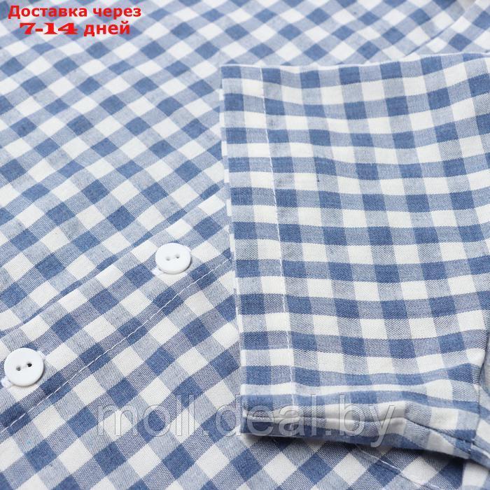 Костюм для мальчика (рубашка и шорты) KAFTAN, р.34 (122-128), синий - фото 9 - id-p226885353
