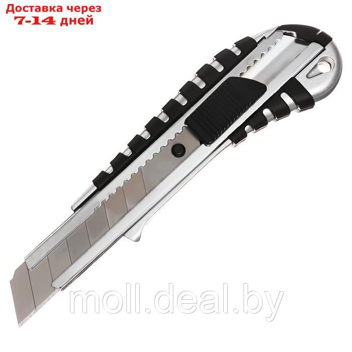 Нож канцелярский 18мм, металлический, Zinc-alloy, TOP - фото 5 - id-p227079531
