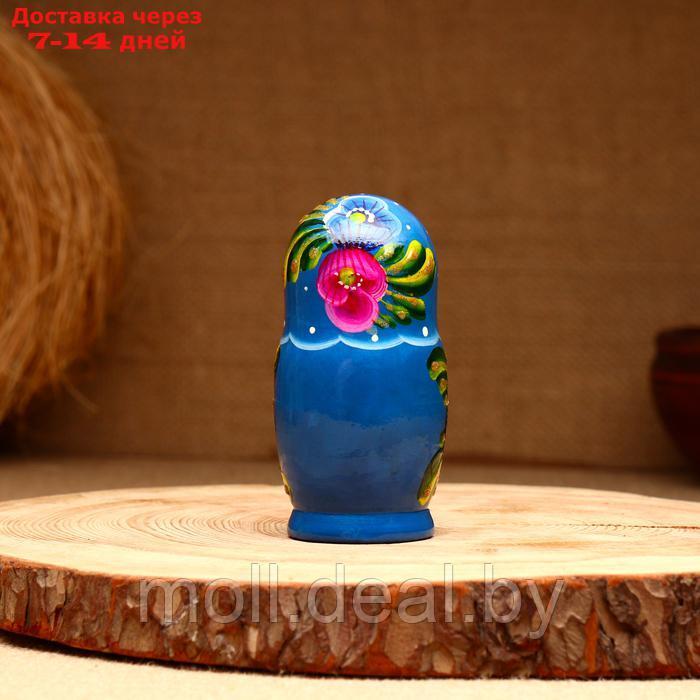 Матрёшка 5-кукольная "Глаша тюльпаны", 10-11 см - фото 4 - id-p227090465