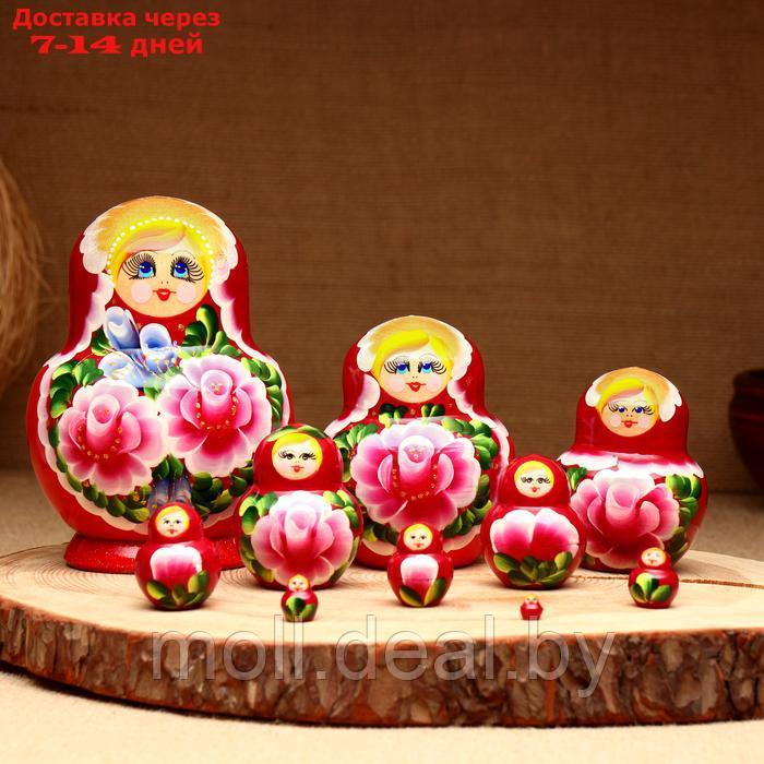 Матрёшка 10-кукольная "Ульяна", 12-13 см - фото 1 - id-p227090470