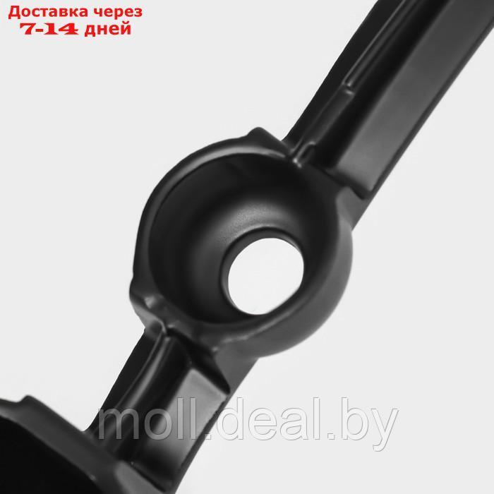 Пресс для чеснока Magistro Alum black, с выталкивателем косточек, цвет чёрный - фото 7 - id-p227076557