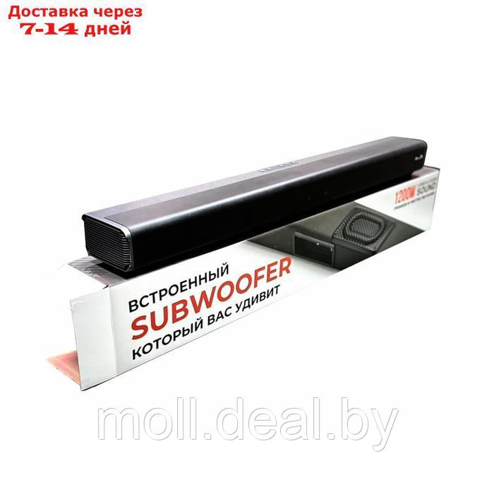 Саундбар ELTRONIC SOUND SLICK (30-05), беспроводной, 120 Вт, USB, AUX, Optical, BT, черный - фото 1 - id-p227086493