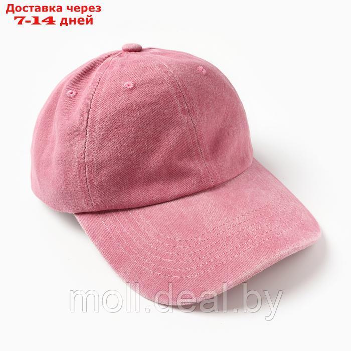 Кепка "Бейсболка" для девочки, цвет розовый, размер 55-57 - фото 1 - id-p226885366