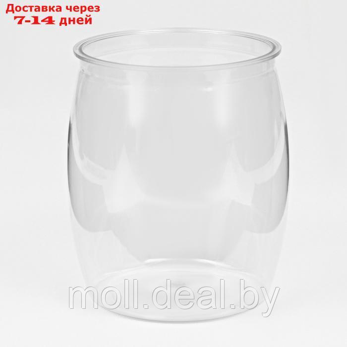 Аквариум круглый пластиковый, 2,8 литра - фото 1 - id-p226888260