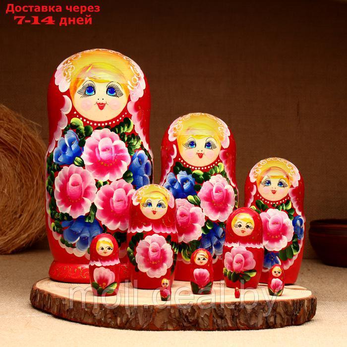 Матрёшка 10-кукольная "Светлана", 23-27 см - фото 1 - id-p227090472