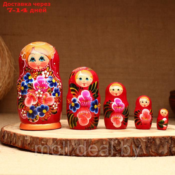 Матрёшка 5-кукольная "Настасья", 14-15 см - фото 1 - id-p227090477