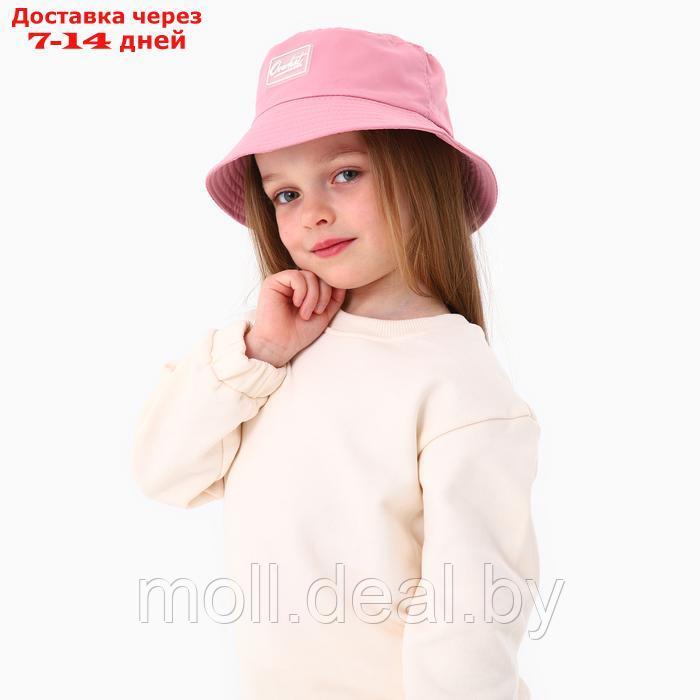 Панама детская для девочки, цвет розовый рр. 52-54см - фото 9 - id-p227085506