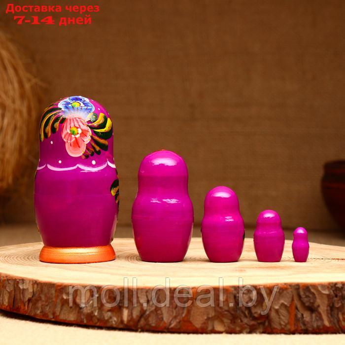 Матрёшка 5-кукольная "Саша тюльпаны", 10-11 см - фото 2 - id-p227090480