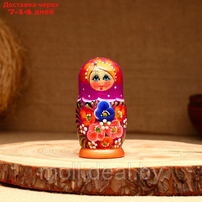 Матрёшка 5-кукольная "Саша тюльпаны", 10-11 см - фото 3 - id-p227090480