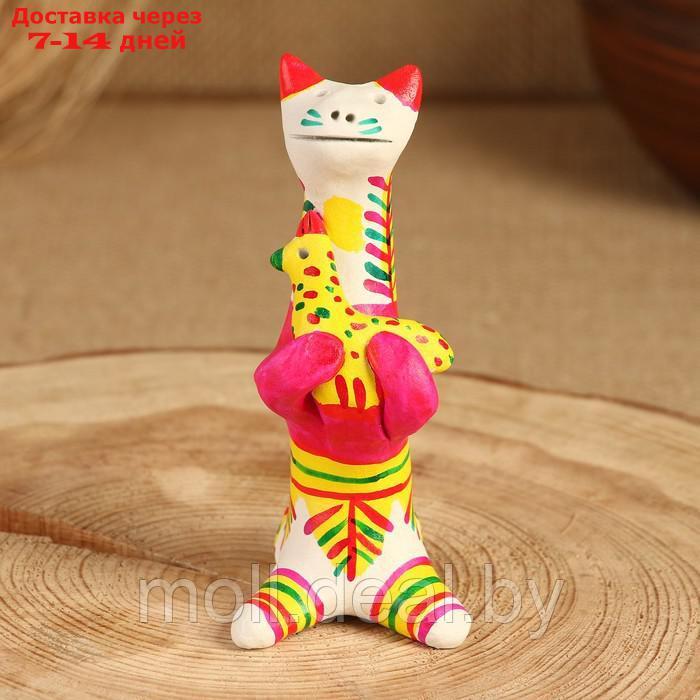 Филимоновская игрушка "Кот", 10 х 13 см - фото 2 - id-p227075585