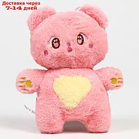 Мягкая игрушка "Кот", 24 см, цвет розовый