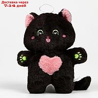 Мягкая игрушка "Кот", 24 см, цвет чёрный