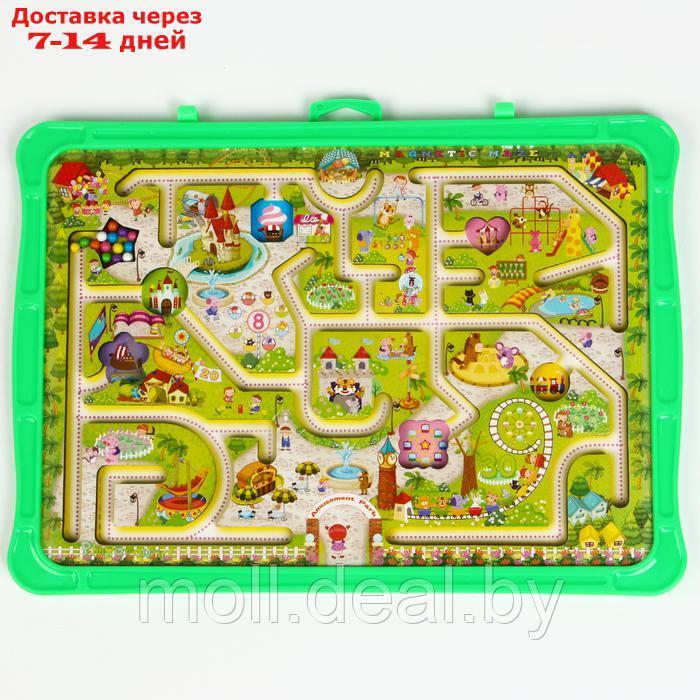 Игровой набор лабиринт+доска макерная "Летний парк" 2х36х27.5 см - фото 3 - id-p227087507