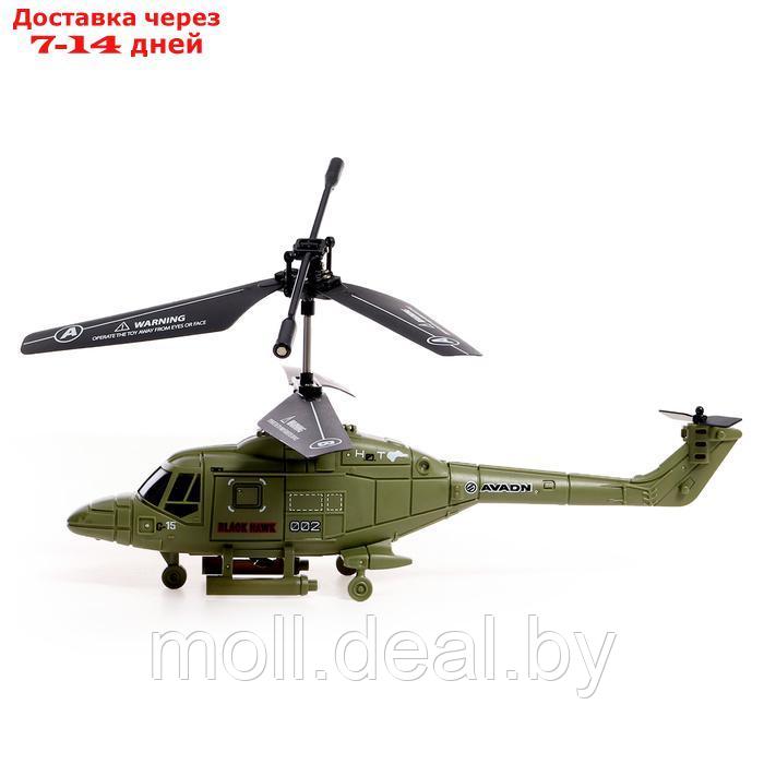 Вертолёт радиоуправляемый "Армия", цвет зеленый - фото 2 - id-p227087508