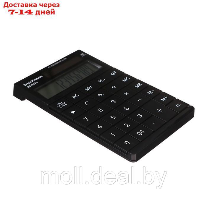 Калькулятор настольный 12-разрядов ErichKrause DC-2675 Classic, черный - фото 2 - id-p227079561
