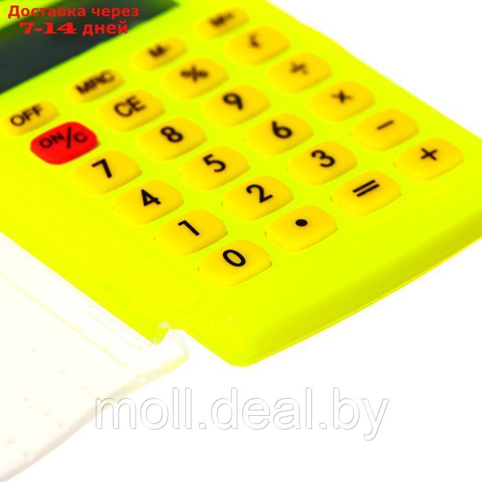 Калькулятор карманный 8-разрядов ErichKrause PC-103 Neon, желтый - фото 4 - id-p227079562