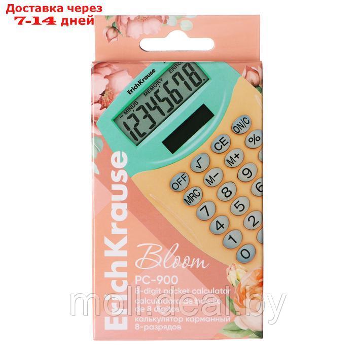 Калькулятор карманный 8-разрядов ErichKrause PC-900 Pastel Bloom, микс - фото 5 - id-p227079563