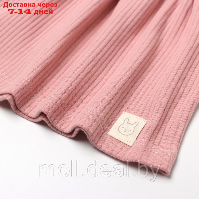 Платье и повязка Крошка, Я BASIC LINE, рост 80-86 см, розовый - фото 4 - id-p227090502