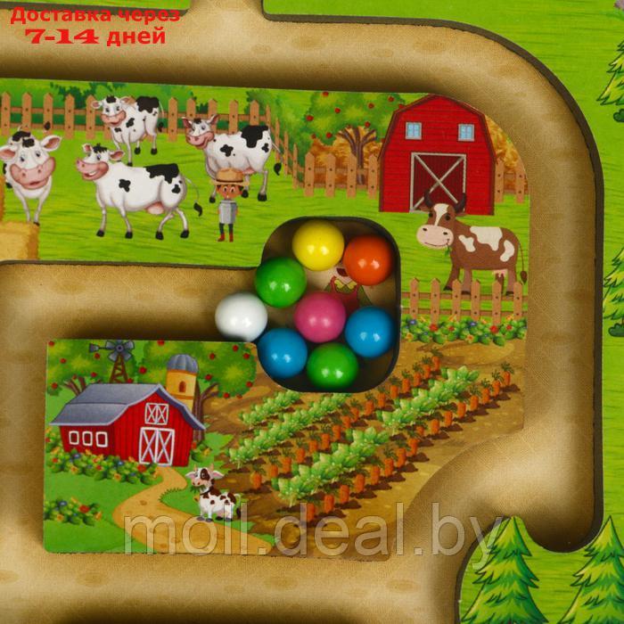 Игровой набор лабиринт+доска макерная "Ферма" 2х26х27.5 см - фото 4 - id-p227087514