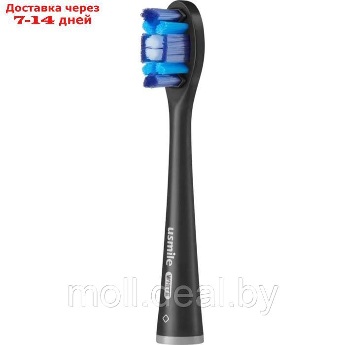 Насадка Usmile PCB01, для электрической зубной щетки Usmile, 1 шт, чёрная - фото 2 - id-p227104130