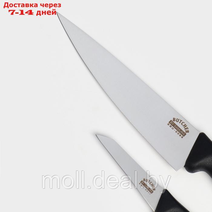 Нобор кухонных ножей Samura BUTCHER, 2 шт - фото 3 - id-p227076586